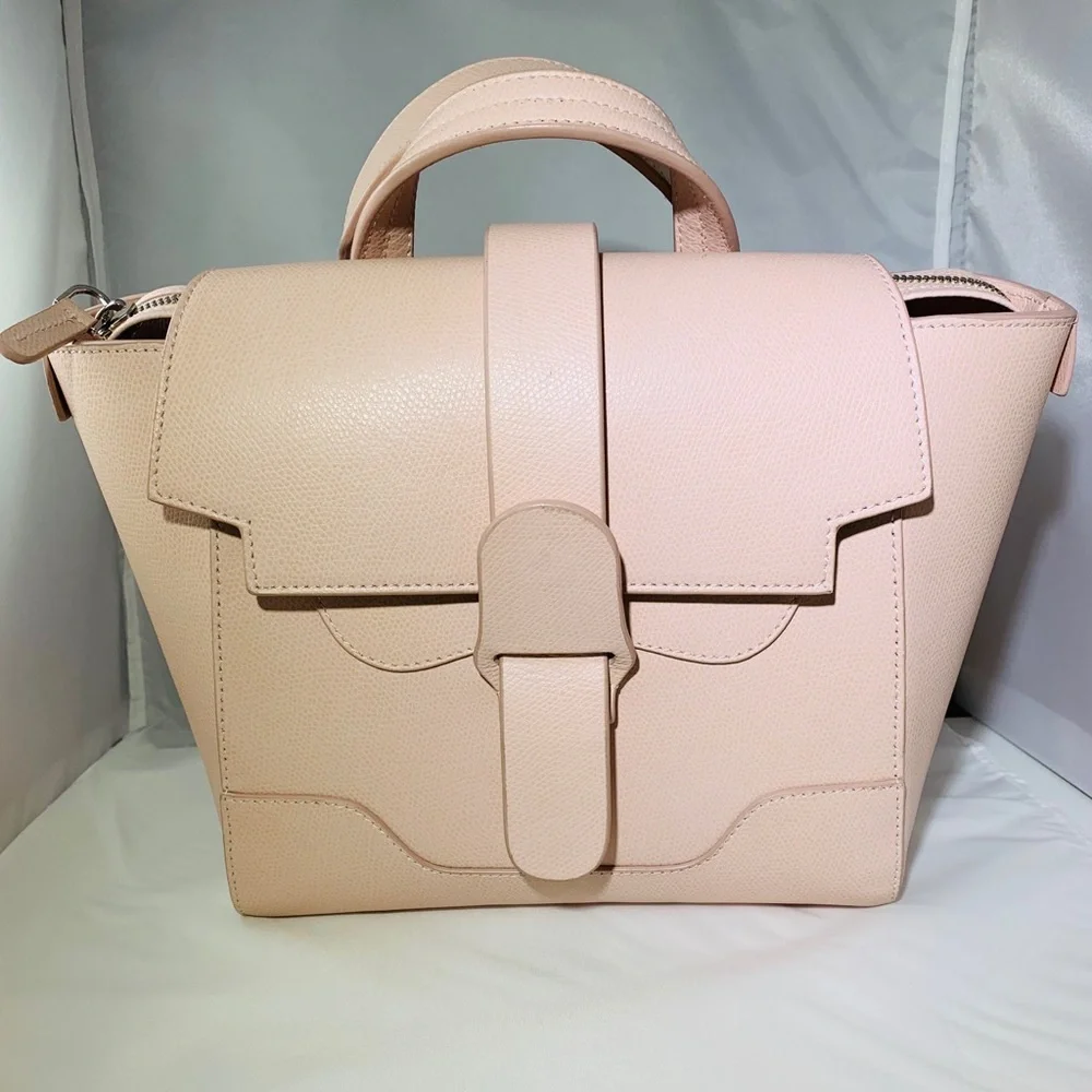 SENREVE MINI MAESTRA IN BLUSH PEBBLED LEATHER - Picture 1 of 10